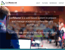 Tablet Screenshot of confmaster.net
